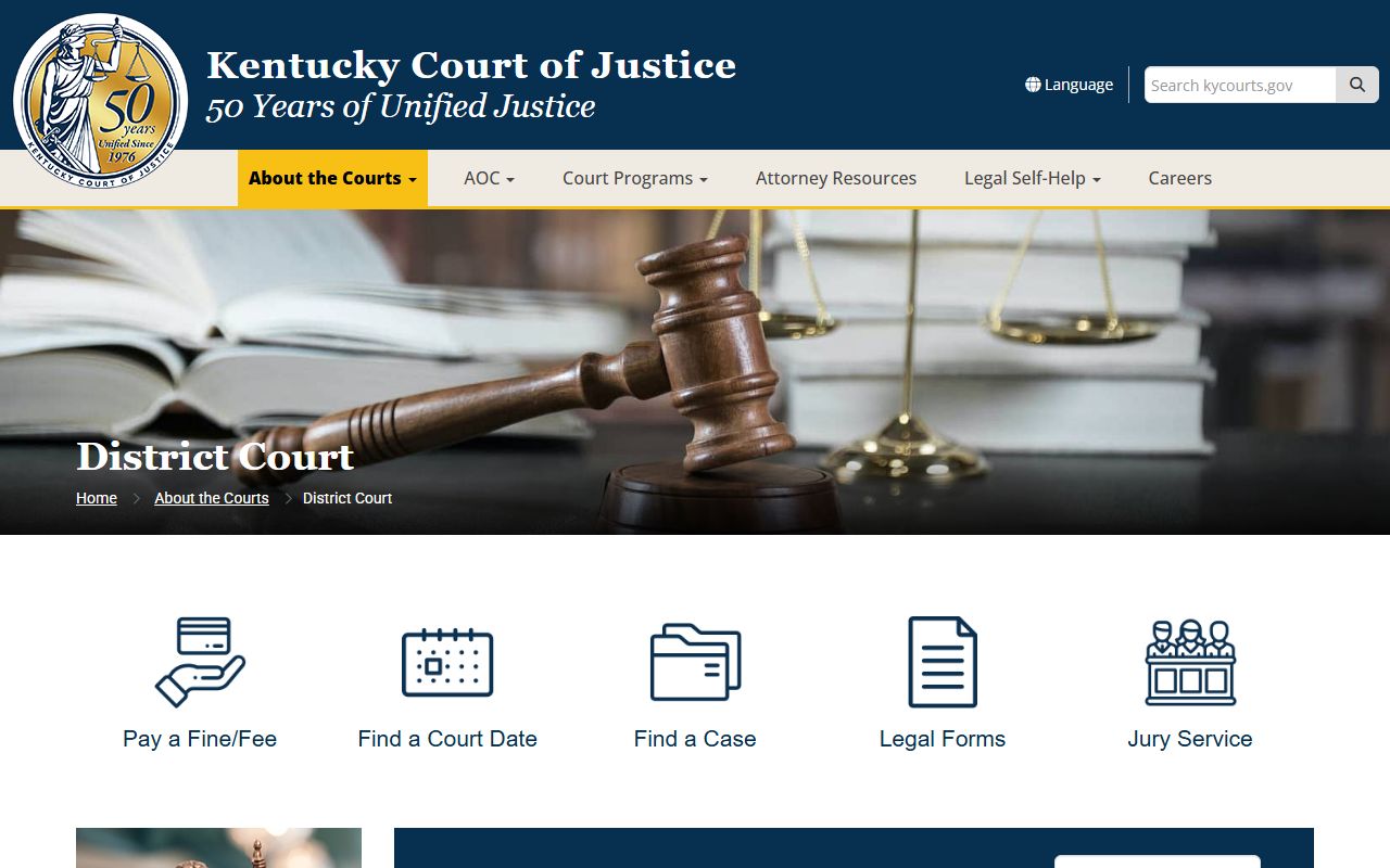 Pendleton County court dockets District Court jurisdiction
